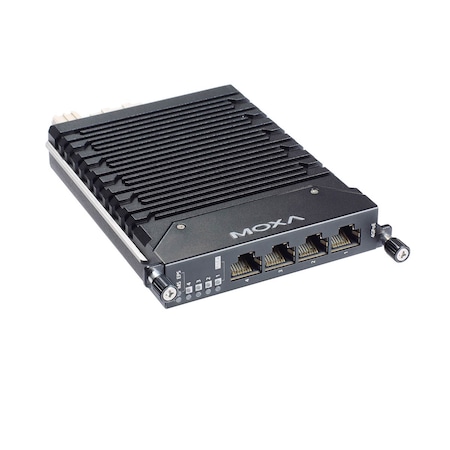 Moxa Fast Ethernet Module W/ 4 10/100Base-Tx Ieee 802.3Af/At Poe+Ports LM-7000H-4PoE